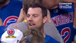 Cubs vs Indians World Series Game 7 final 3 outs - Radio boadcast TV sync 60fps (Pat & Ron)