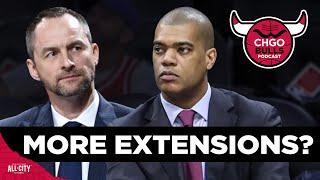 Why are the Bulls EXTENDING Arturas Karnisovas and Marc Eversley? | CHGO Bulls Podcast