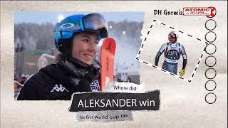 Mikaela Shiffrin in Kilde quiz challenge #sheskis #weareskiing @atomic