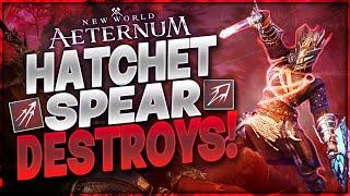 *UPDATED* Spear & Hatchet PvP Build! - New World Aeternum