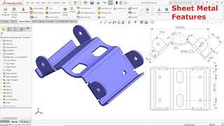 SolidWorks Sheet metal Exercise Basic Features