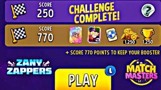 solo challenge zany zappers match master score really 770 score with se foxy roxy gameplay.