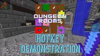 (old) Dungeon Rooms Mod Hotkey Demo - 1.8.9 Hypixel Skyblock Mod