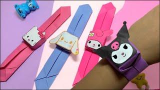 Unleash Your Creativity with Origami Wristbands: Hello Kitty, Cinnamaroll, Kuromi, My Melody!