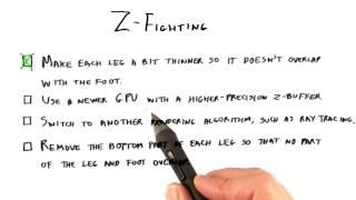 Z-Fighting - Interactive 3D Graphics