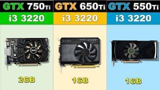 GTX 750Ti vs GTX 650Ti vs GTX 550Ti Newest Games Benchmarks @1080p