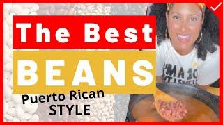 🫕LEARN How to Make The Best Puerto Rican-Style BEANS🫘