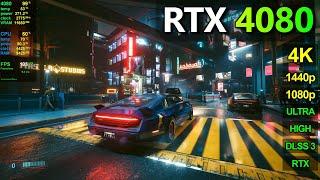 RTX 4080 | Cyberpunk 2077 - DLSS 3, FG, RT tested