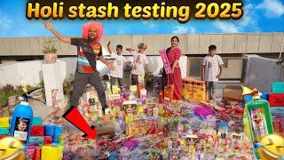 Testing Biggest And Unique Holi Stash Ever  - 5,00,000rs Ka Holi Stash 