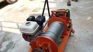 winch engine lift cor portable bensin 081280575383