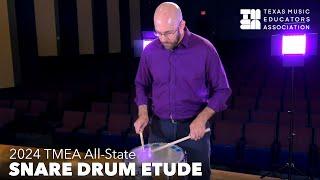 Brad Meyer: TMEA All State Percussion Etude (Snare Drum)