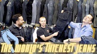 THE WORLD'S THICKEST JEANS: The 40-OZ Monstrosity from @NakedandFamousDenim (40oz vs 32oz)