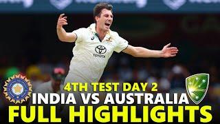 India vs Australia Full Highlights 4th Test 2024 Day 2 | IND VS AUS