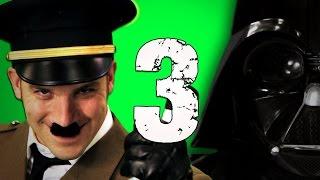 Adolf Hitler vs Darth Vader 3 - Epic Rap Battles of History Season 3 (Green Screen Cut #1)