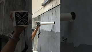 noise free efficiency inline duct fan super suction exhaust fan installation