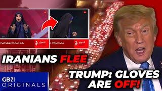 Iranians FLEE Tehran as Trump vows 'gloves are OFF' while G7 SNUB fuels SPAT with Macron and Starmer
