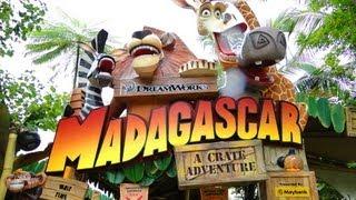 Universal Studios Singapore Madagascar Full Ride HD