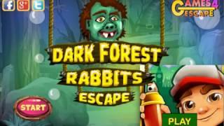 Dark Forest Rabbits Escape Walkthrough (Games4Escape)