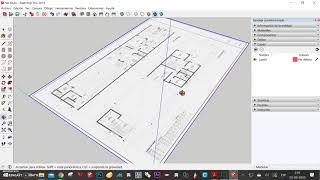 Sketchup - Colocar y escalar planta de referencia