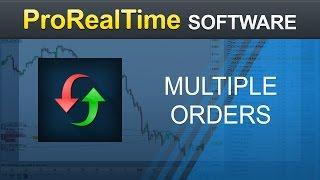 Multiple leg orders - ProRealTime 10.3