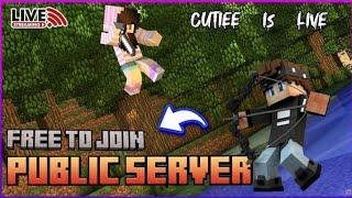 Minecraft Live  Public Smp Java + Pe | #minecraftlive