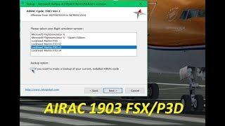 Actualizar AIRAC 1903 FSX/P3D marzo 2019 (PMDG/AEROSOFT/IFLY/QW/WILCO/BBS...)