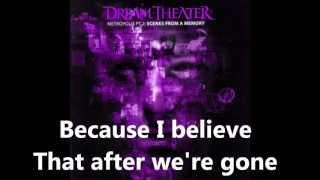 Dream Theater - "The Spirit Carries On" Lyrics In Video (HD)