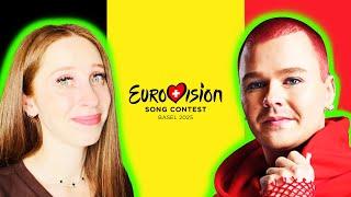 LET'S REACT TO BELGIUM'S SONG FOR EUROVISION 2025 // RED SEBASTIAN "STROBE LIGHTS"