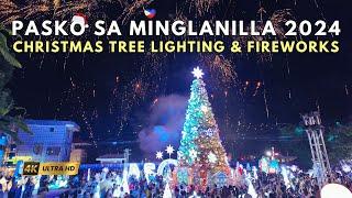 Pasko sa Minglanilla 2024: Christmas Tree Lighting & Fireworks  4K