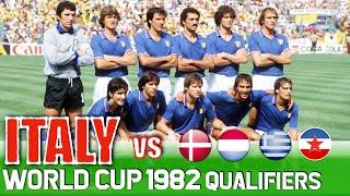 Italy World Cup 1982 All Qualification Matches Highlights | Road to Spain | Azzurri