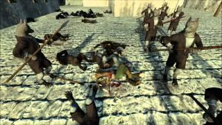 Overgrowth 20 vs 20 battle with weapons