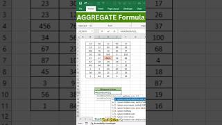 AGGREGATE Formula in Excel