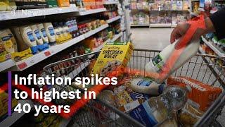 UK inflation rises to highest rate in 40 years as cost of living crisis deepens