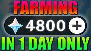 How many primogems can you get in 1 DAY? (as F2P) | Genshin Impact v5.3 Farming Experiment