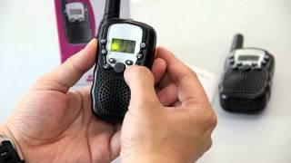 HandyRadio PMR446 Walkie Talkie 2 Way Radio Unboxing