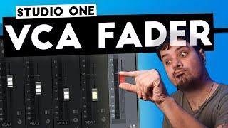 La funzione più SOTTOVALUTATA di Studio One, VCA per Mixer e Automazioni!