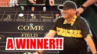 A TRUE WINNER 30 Roll Craps Challenge - WIN BIG or BUST #456