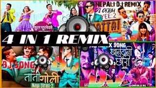 4 IN 1 MIX MASHUPS |NEPALI DJ REMIX |KHANDANI |TATTO GOLI |OYEE 2 |FULFULEKO