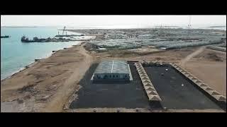 Temporary structures for contractor camp in Sindalah Island, NEOM