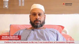 Mr. Khaja Mohammed's Total Hip Replacement Success Story at Germanten Hospital