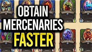 A Complete Guide on How To Get Mercenaries FAST | Hearthstone Mercenaries