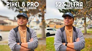 Pixel 8 Pro vs Galaxy S23 Ultra camera comparison! The Ultimate Camera Test!