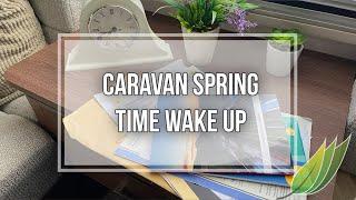 Caravan Spring time wake up