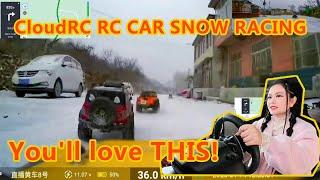 CloudRC RC CAR SNOW RACING POV，Unlimited distance FPV system,remote control car