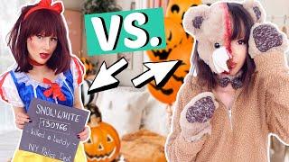 Halloween Make Up BFF BATTLE ️Zombie Teddy vs. Böses Schneewittchen | ViktoriaSarina