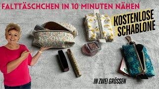 DIY Falttäschchen nähen - einfache Anleitung für Anfänger