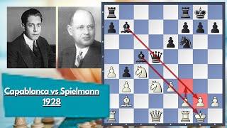 Don't Fall for This Chess Trap Jose Raul Capablanca vs Rudolf Spielmann 1928