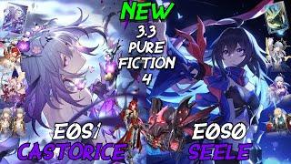 E0S1 Castorice & E0S0 Seele x Sunday | NEW 3.3 Pure Fiction 4 | Honkai: Star Rail (HSR)