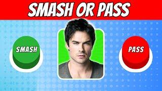 SMASH or PASS 110 OPTIONS!! | Male TV Characters Edition 2024 | QUIZ WAVEZ