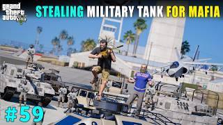 I STOLE MOST POWERFUL TANK FROM MILITARY BASE | GTA 5 GAMEPLAY #59